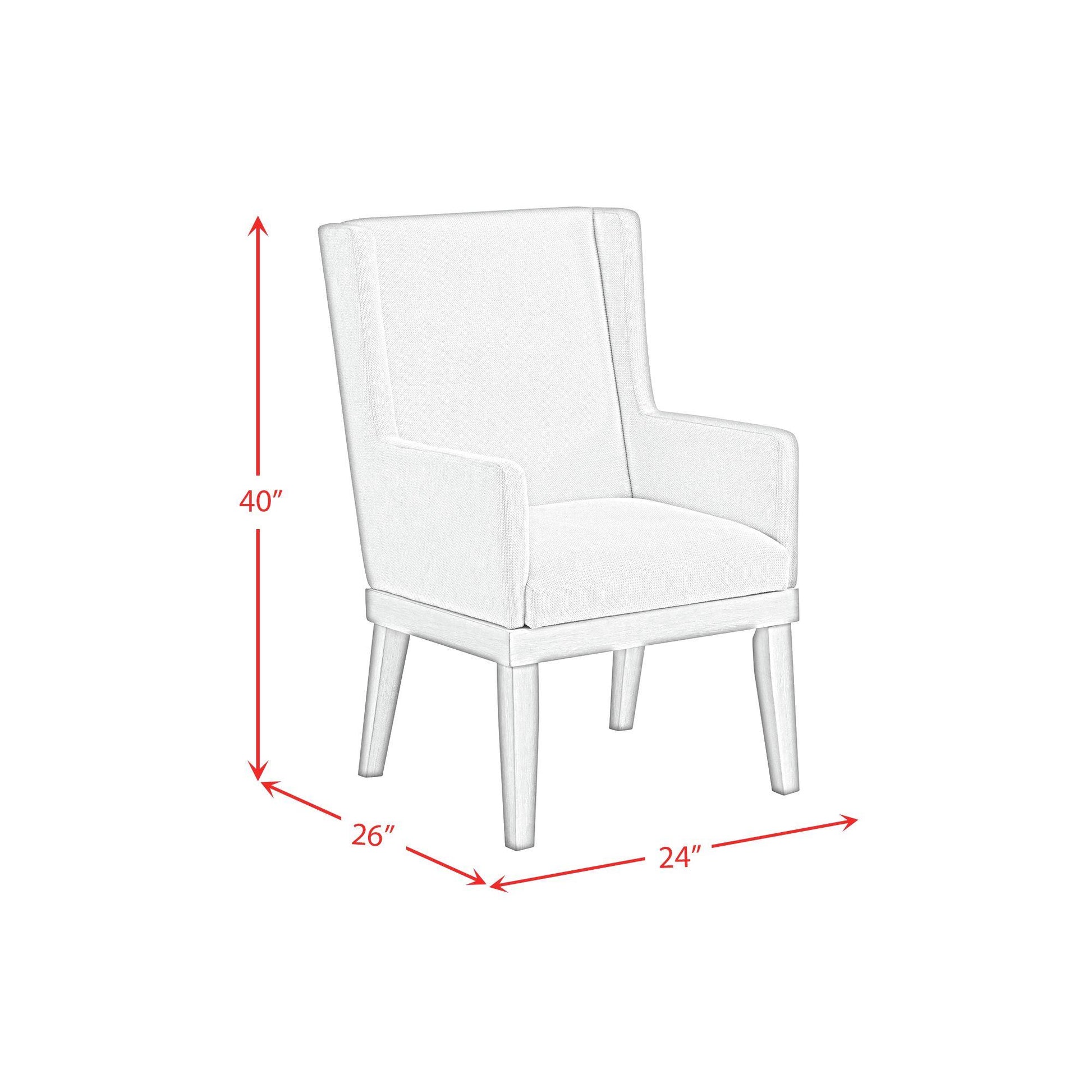  Elements International Avalanche D-11600-7-AC Dining Arm Chair IMAGE 8
