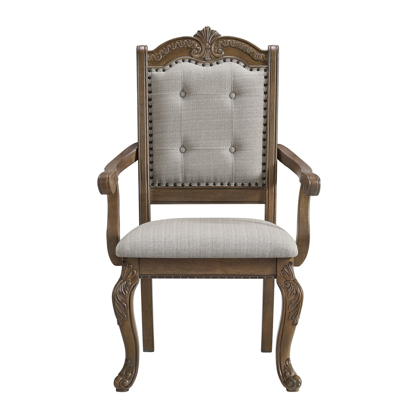  Elements International Madison Park D-10460-5-AC Dining Arm Chair IMAGE 2