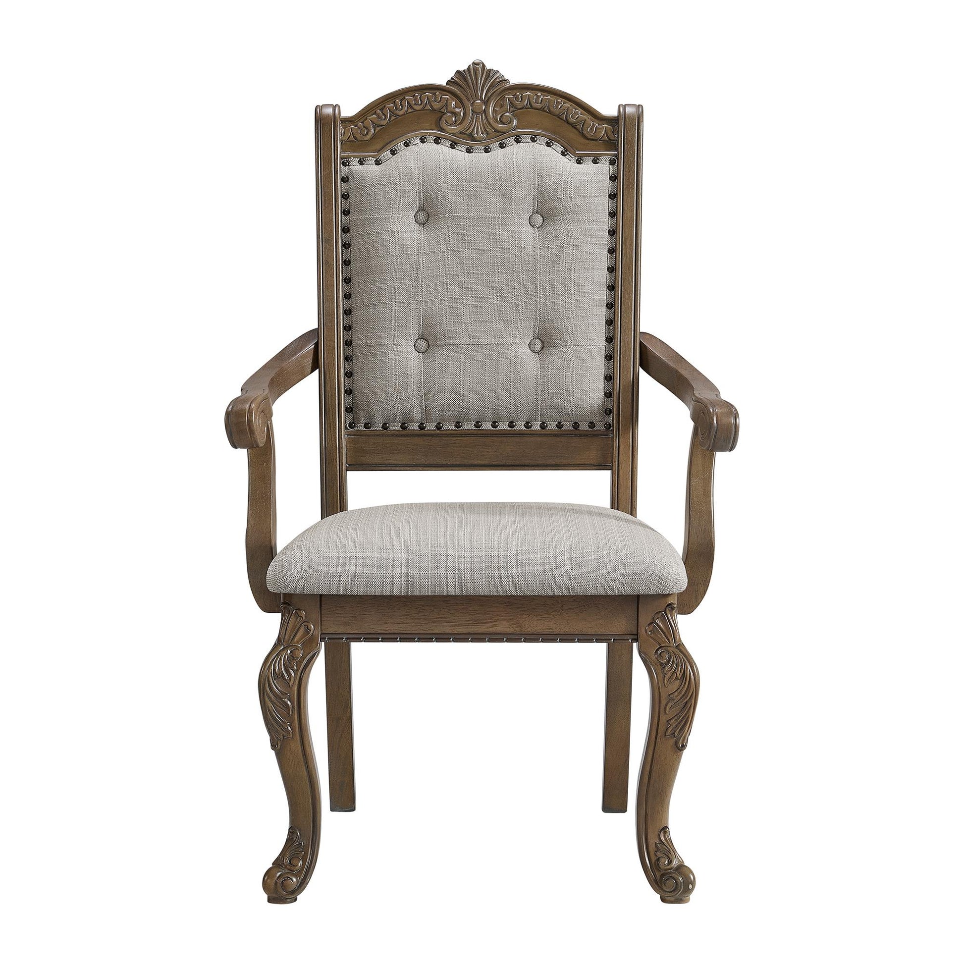  Elements International Madison Park D-10460-5-AC Dining Arm Chair IMAGE 2