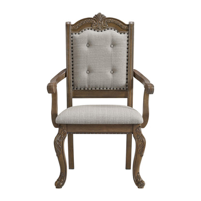  Elements International Madison Park D-10460-5-AC Dining Arm Chair IMAGE 2