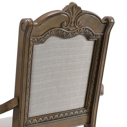  Elements International Madison Park D-10460-5-AC Dining Arm Chair IMAGE 5