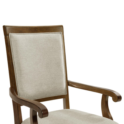  Elements International Phillipe D-5210-5-AC Dining Arm Chair IMAGE 5