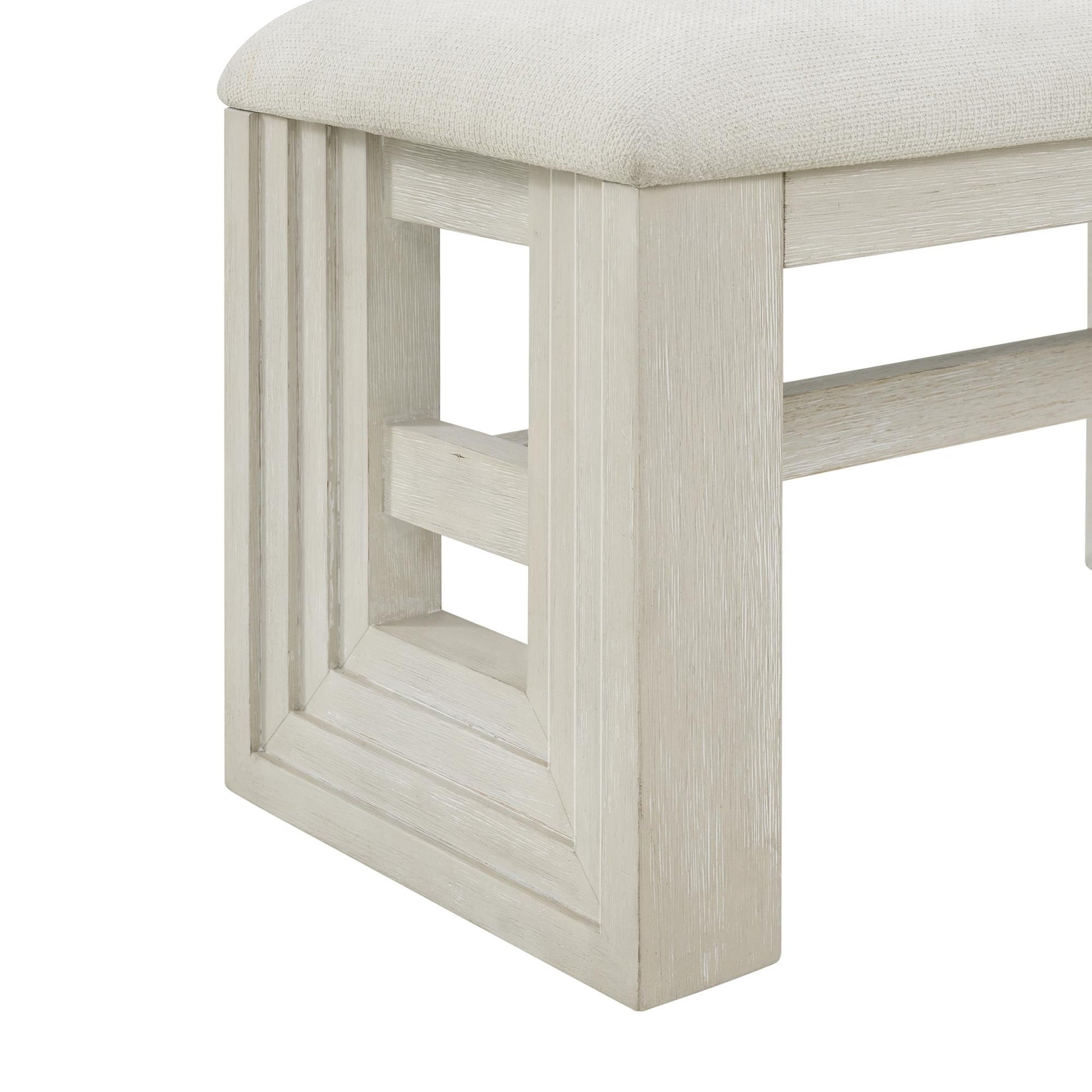  Elements International Avalanche D-11600-7-BN Dining Bench IMAGE 4