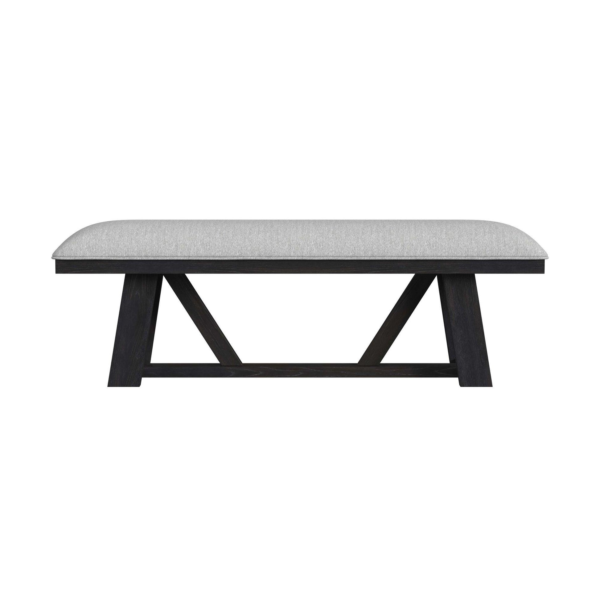  Elements International Transcend D-12980-3-BN Dining Bench IMAGE 2