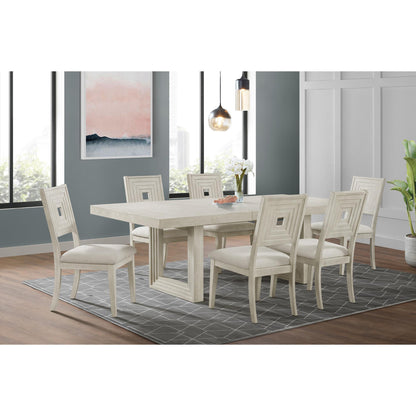 Elements International Avalanche D-11600-7-SC Dining Side Chair IMAGE 4