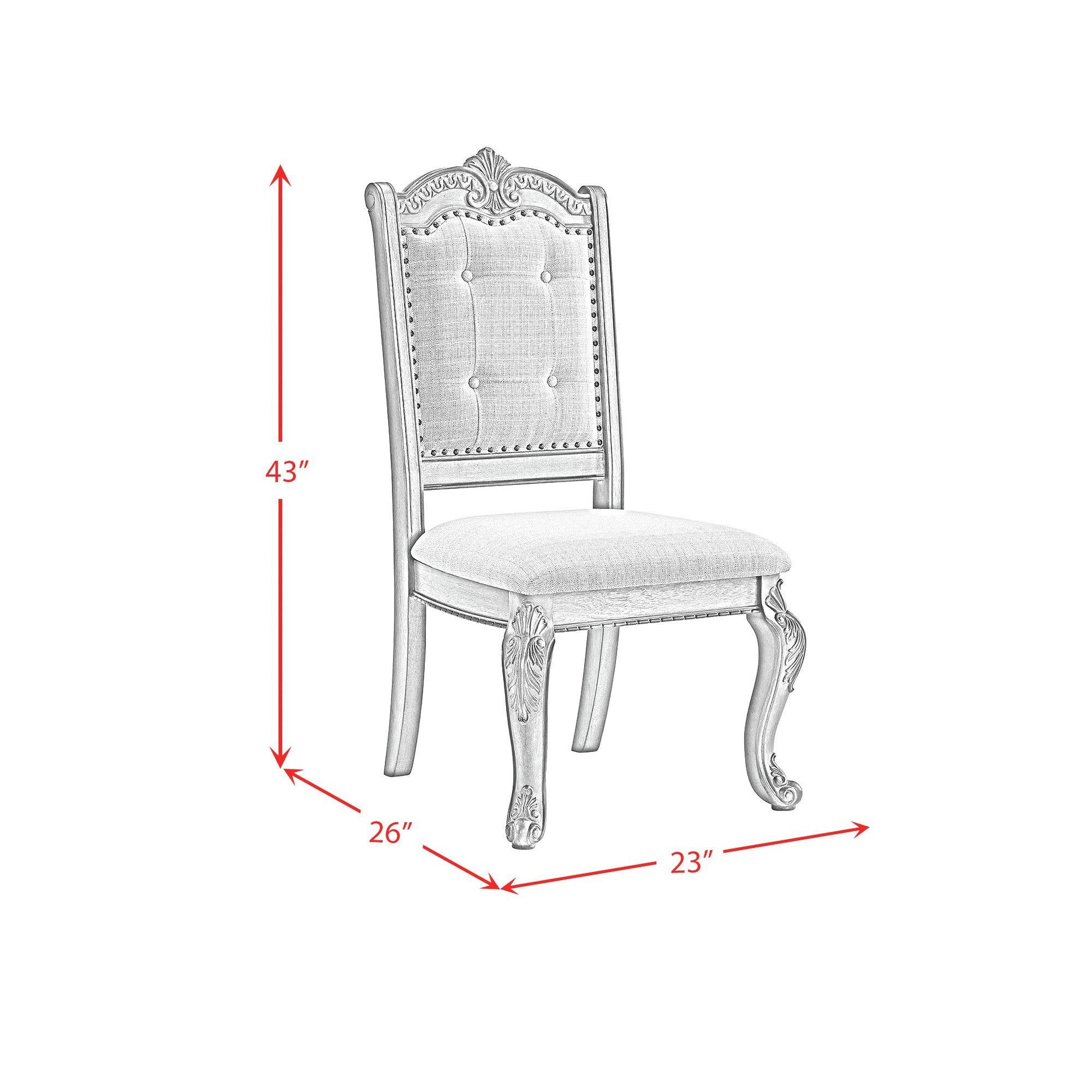  Elements International Madison Park D-10460-5-SC Dining Side Chair IMAGE 8