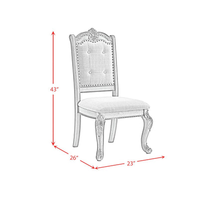  Elements International Madison Park D-10460-5-SC Dining Side Chair IMAGE 8