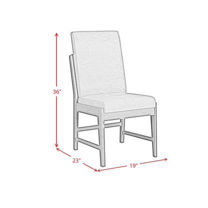  Elements International Brisbane D-16760-5-SC2 Dining Side Chair IMAGE 9