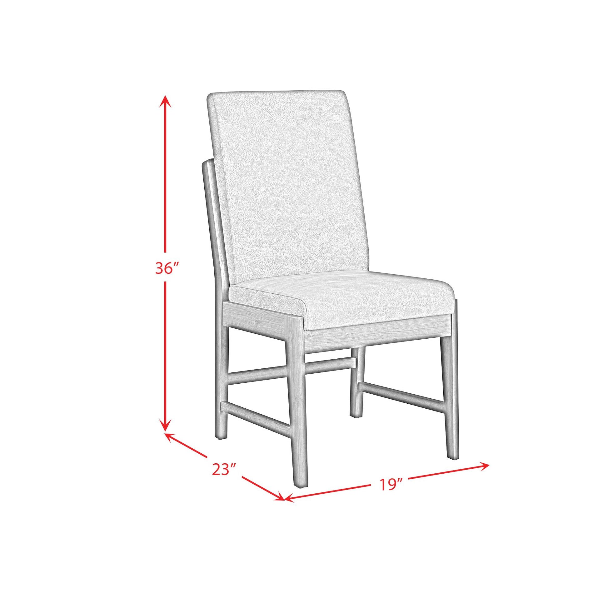  Elements International Brisbane D-16760-5-SC1 Dining Side Chair IMAGE 10