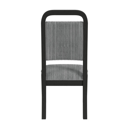  Elements International Ridgemont D-14440-8W-SC Dining Side Chair IMAGE 3
