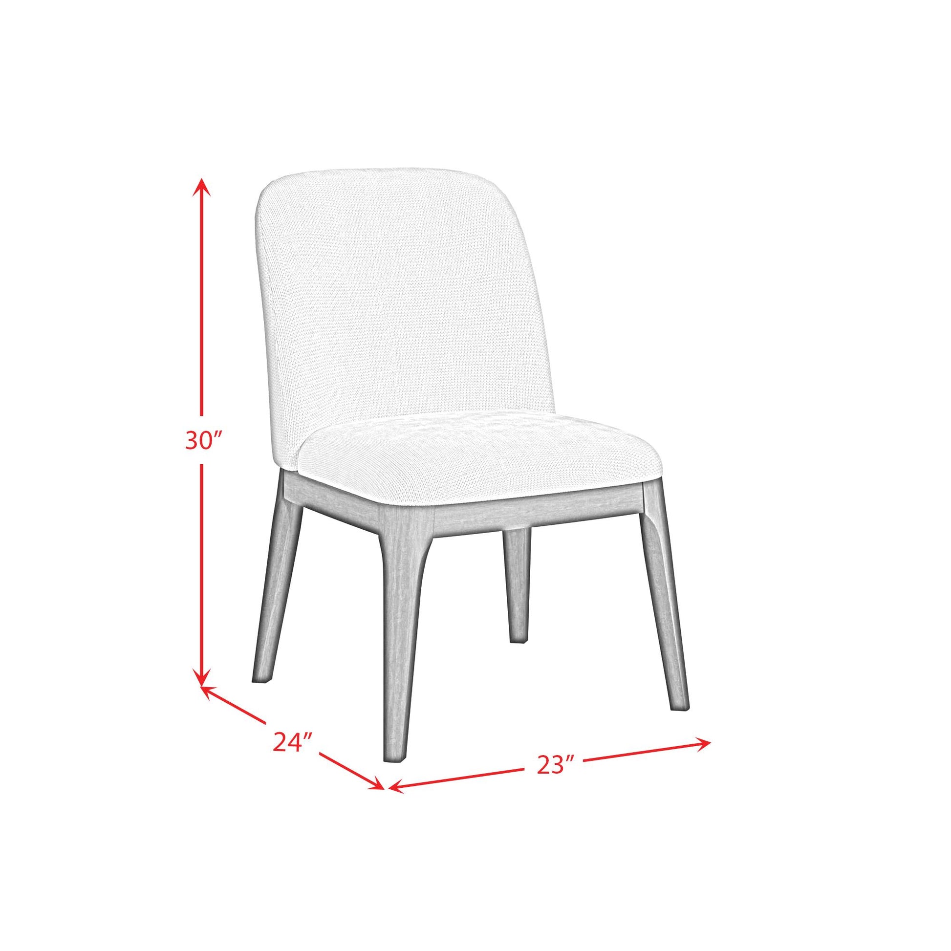  Elements International Sylvie D-16000-5-SC Dining Side Chair IMAGE 7