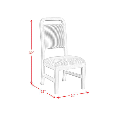  Elements International Ridgemont D-14440-8W-SC2 Dining Side Chair IMAGE 10
