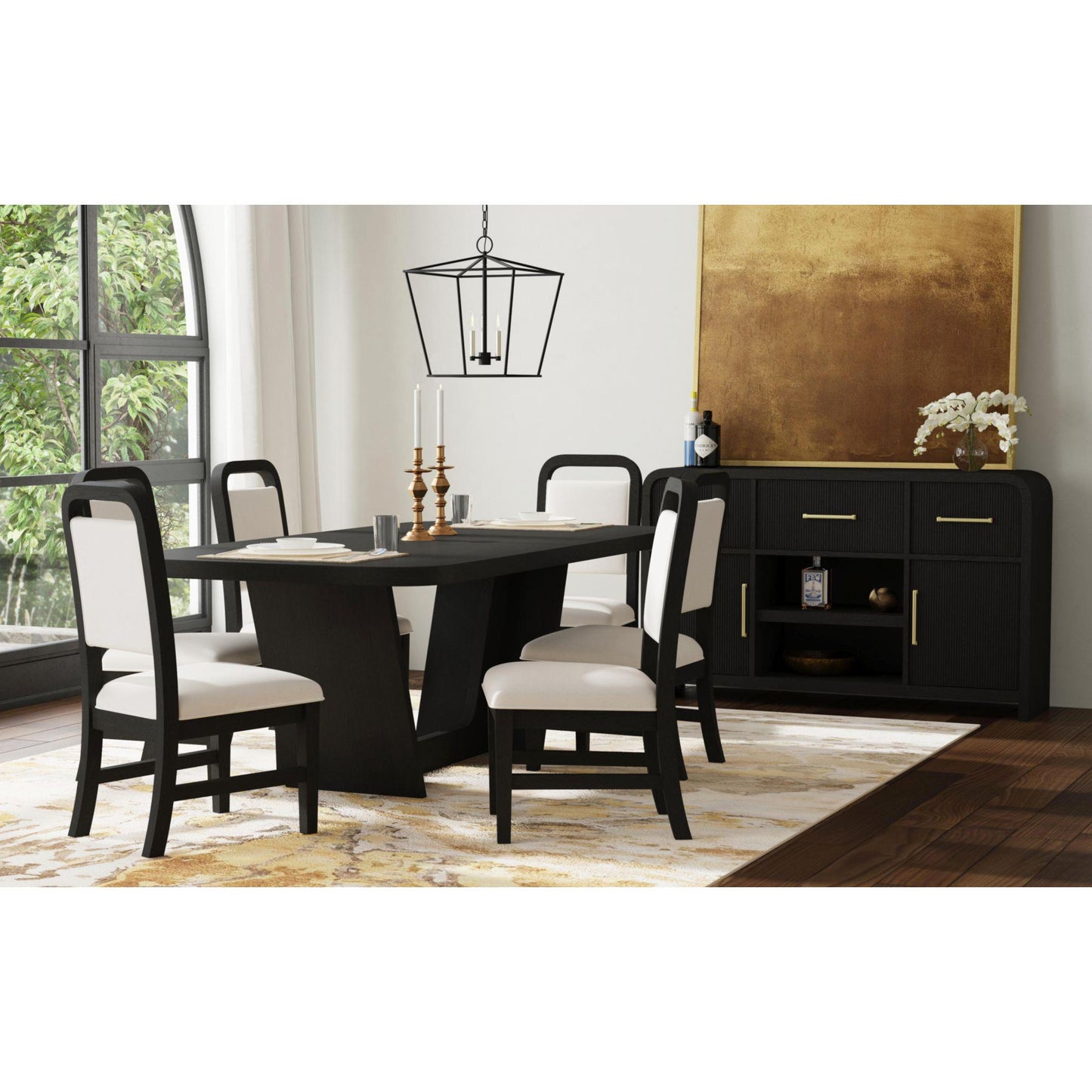  Elements International Ridgemont D-14440-8W-SC2 Dining Side Chair IMAGE 4