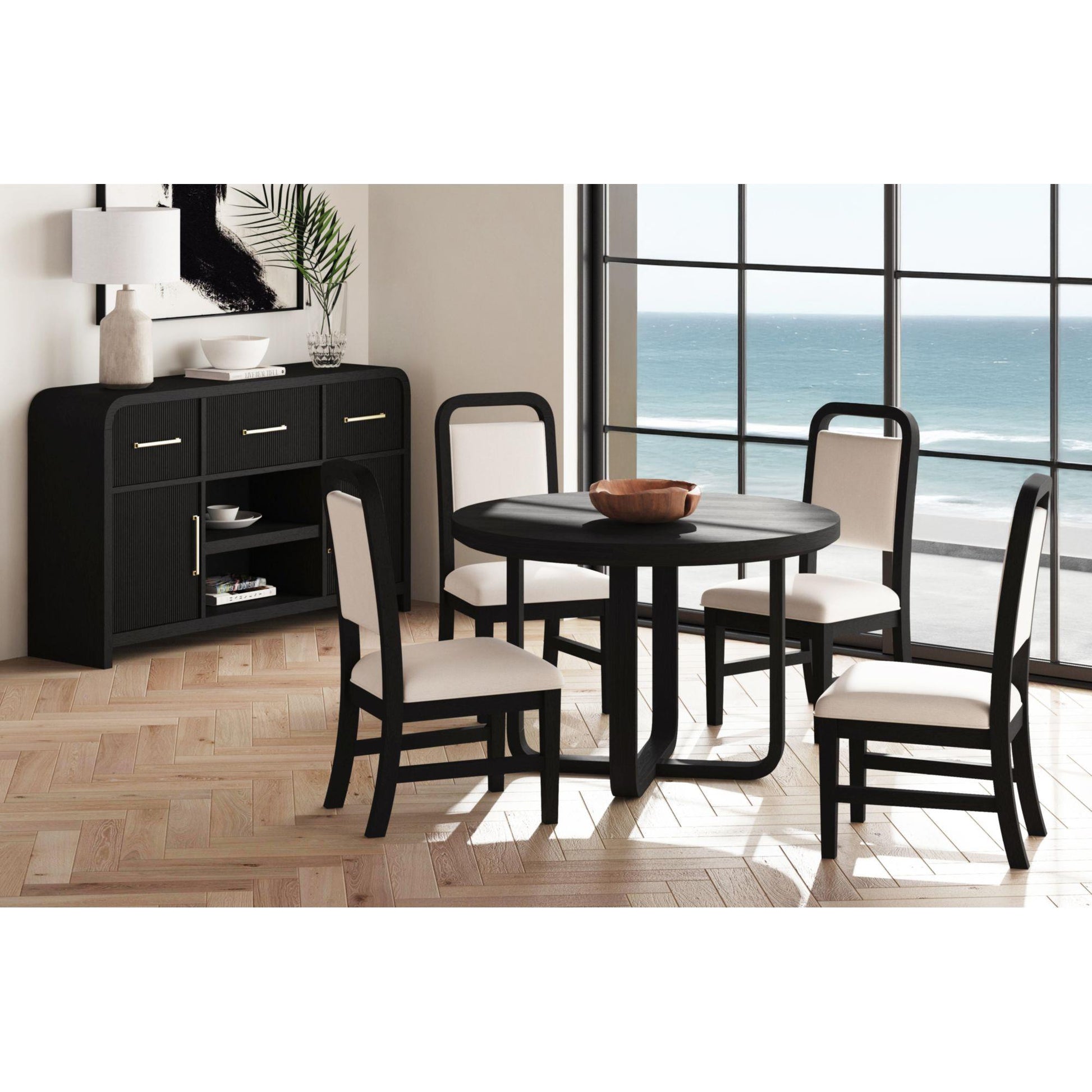  Elements International Ridgemont D-14440-8W-SC2 Dining Side Chair IMAGE 5
