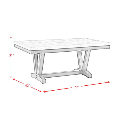  Elements International Everdeen D-4930-7-DT Dining Table IMAGE 12
