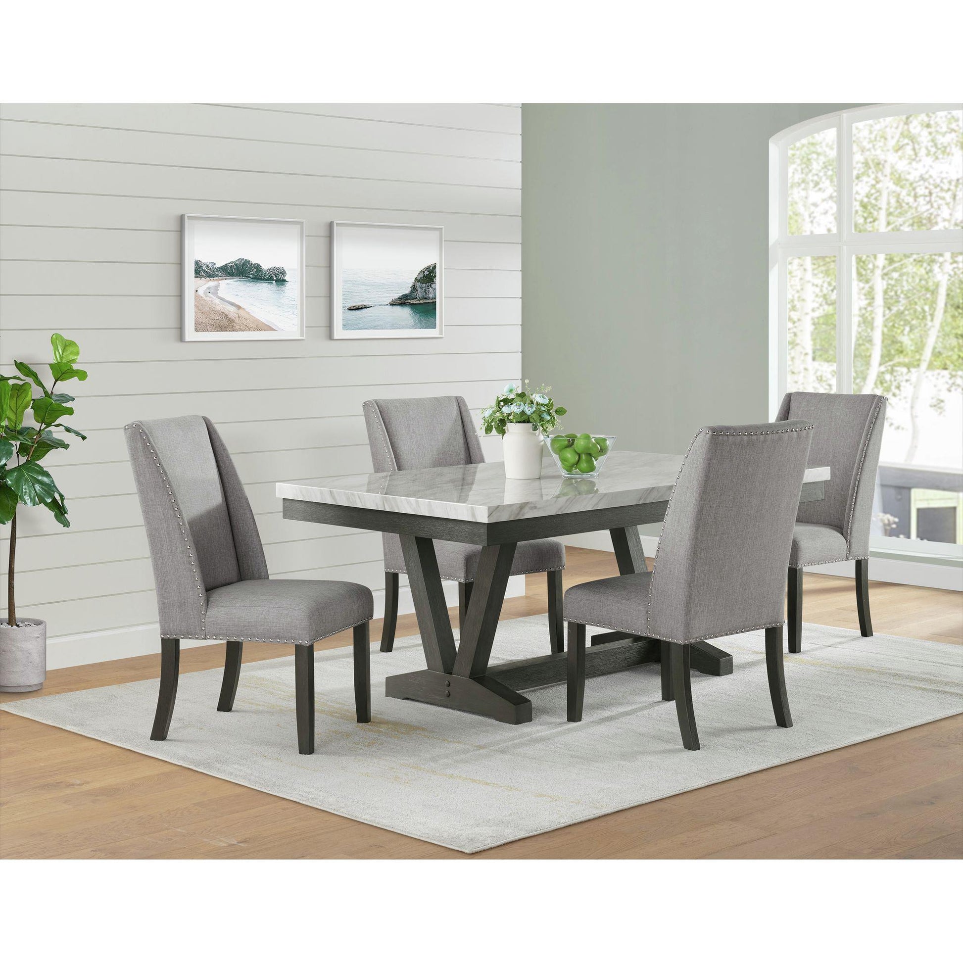  Elements International Everdeen D-4930-7-DT Dining Table IMAGE 4