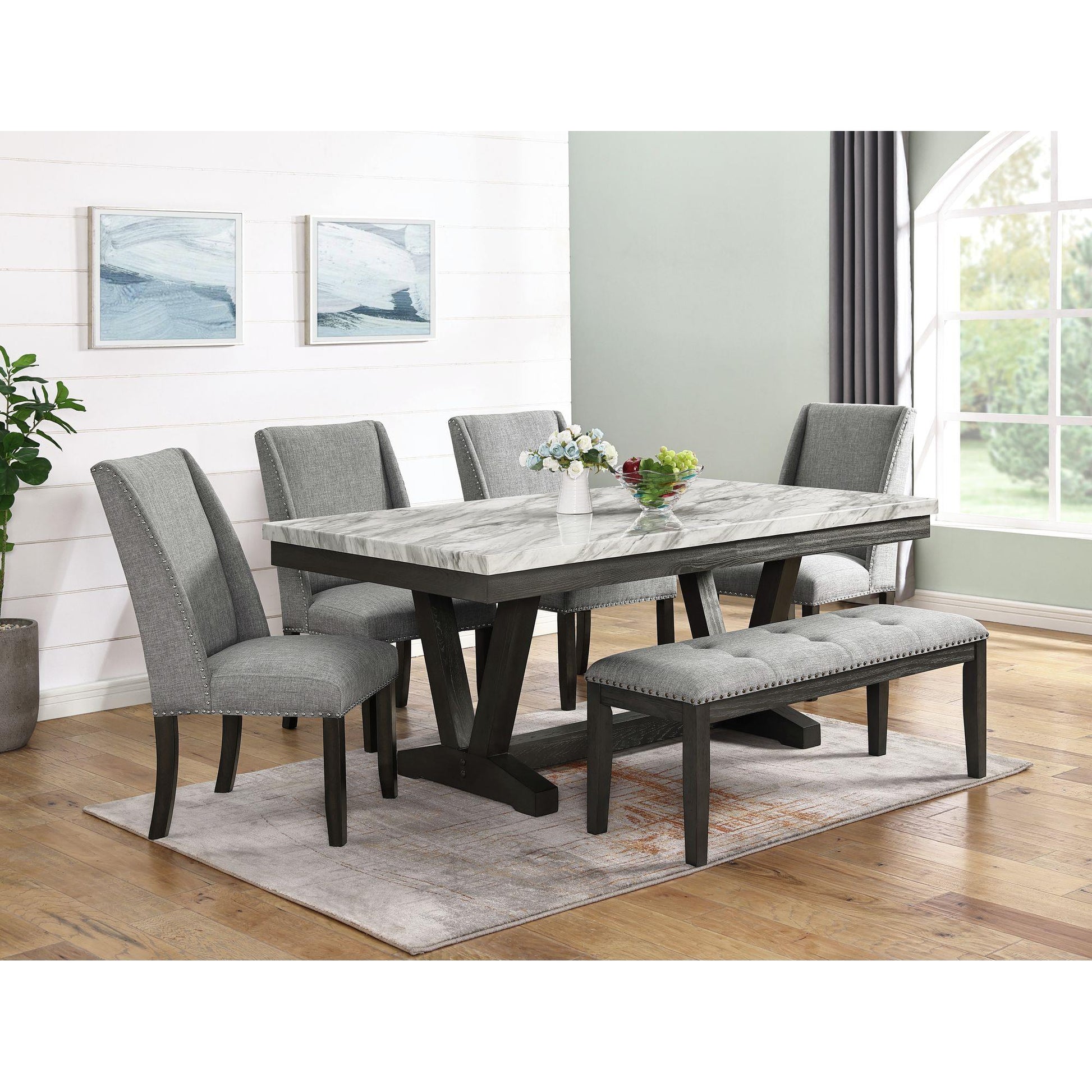  Elements International Everdeen D-4930-7-DT Dining Table IMAGE 5