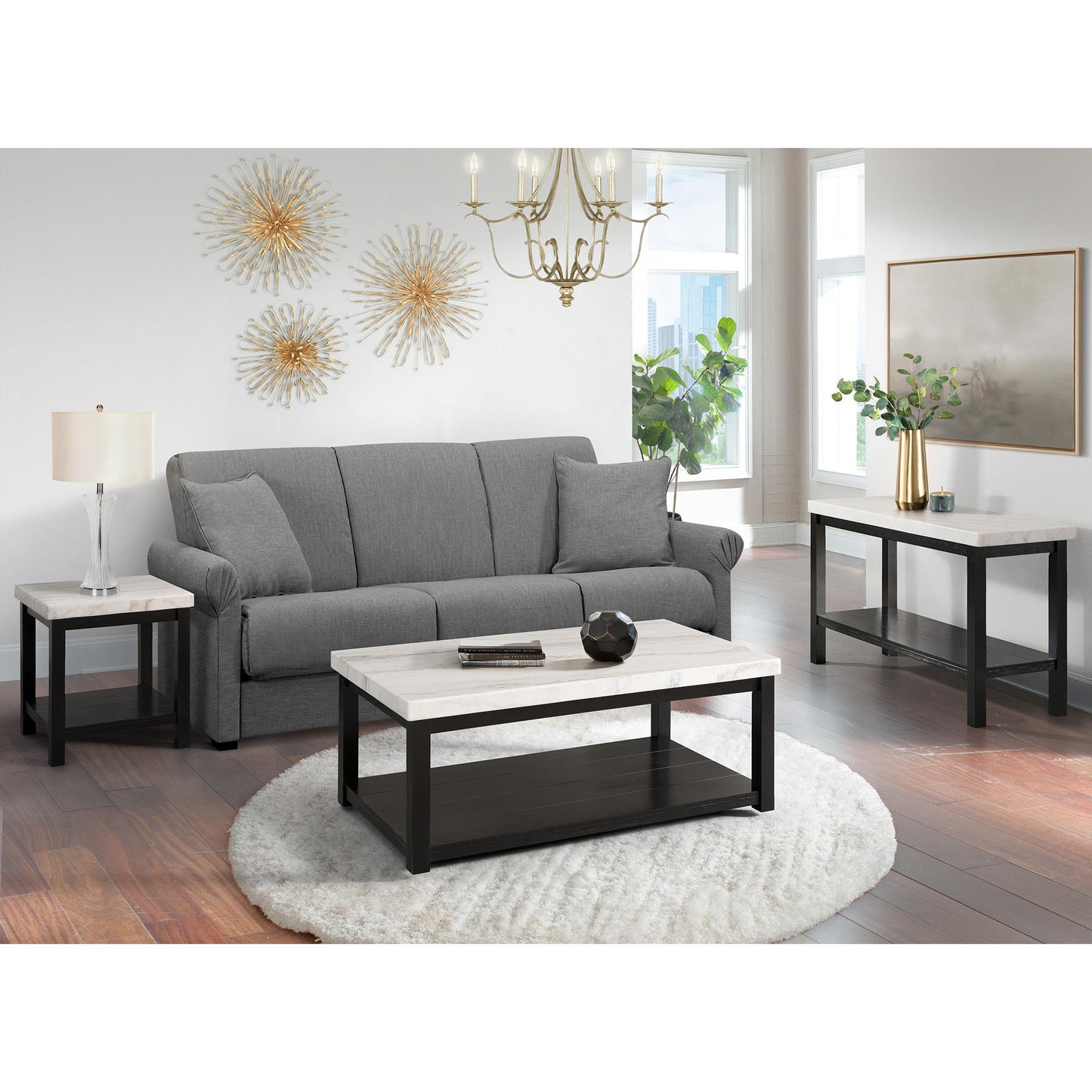  Elements International Marcello CML100ET End Table IMAGE 4