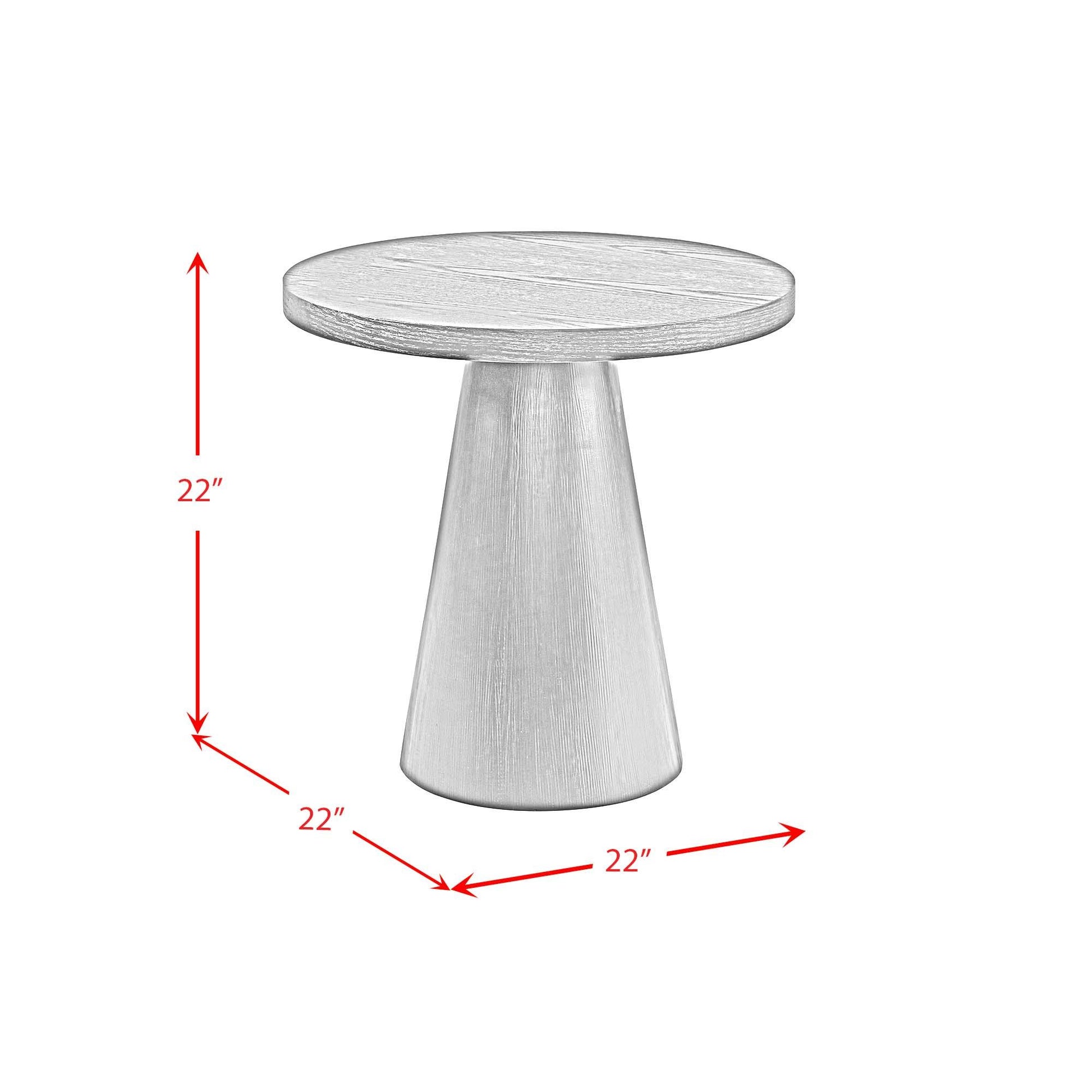  Elements International Portland T-1710-5-ET End Table IMAGE 7