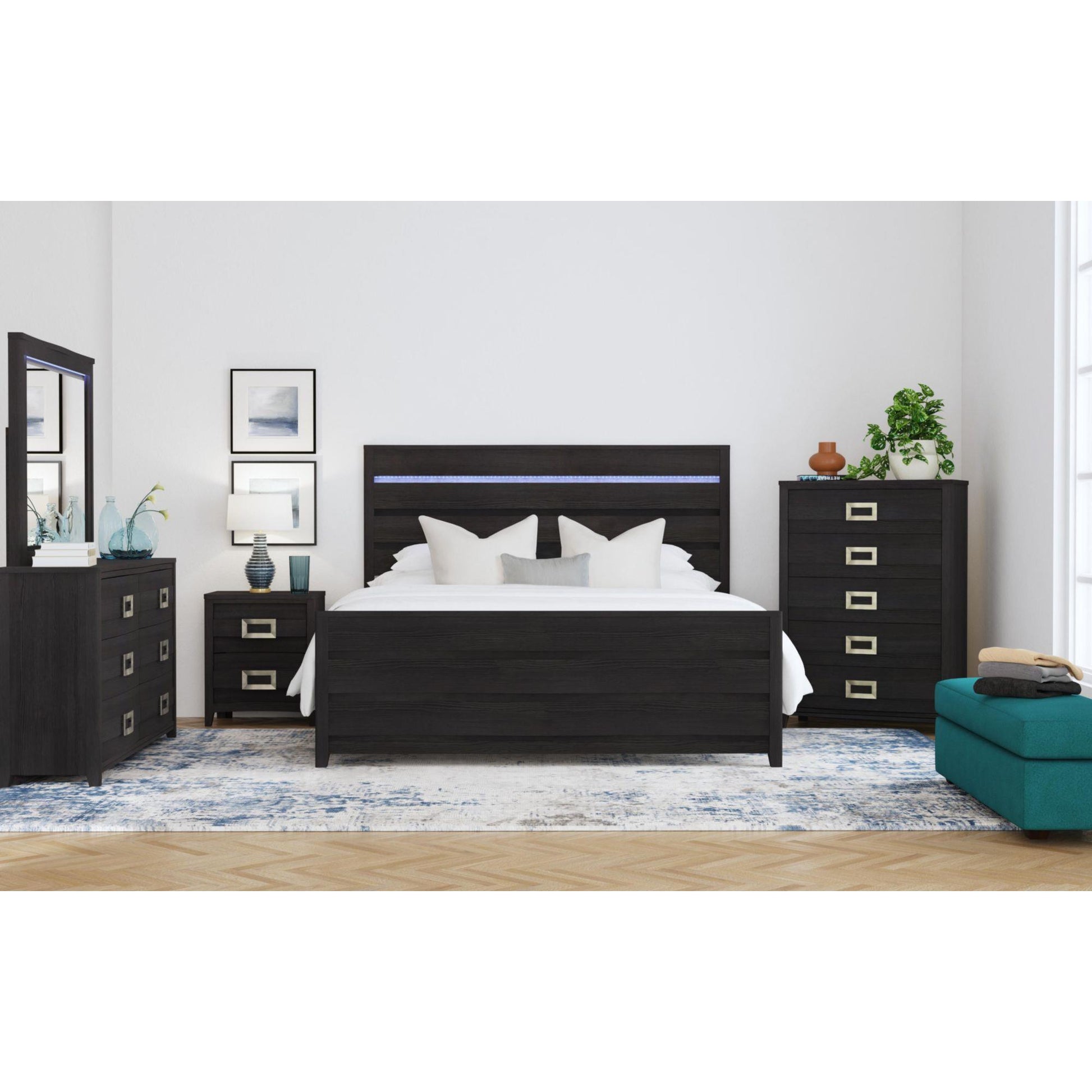  Elements International Tobias B-15990-8-FBL Full Bed IMAGE 3