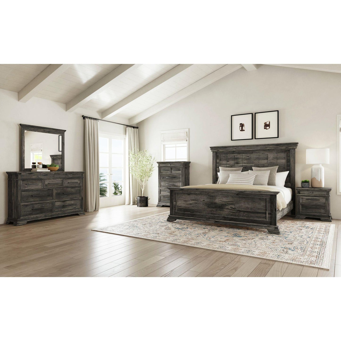  Elements International Park Ridge B-13130-8-FB Full Panel Bed IMAGE 3