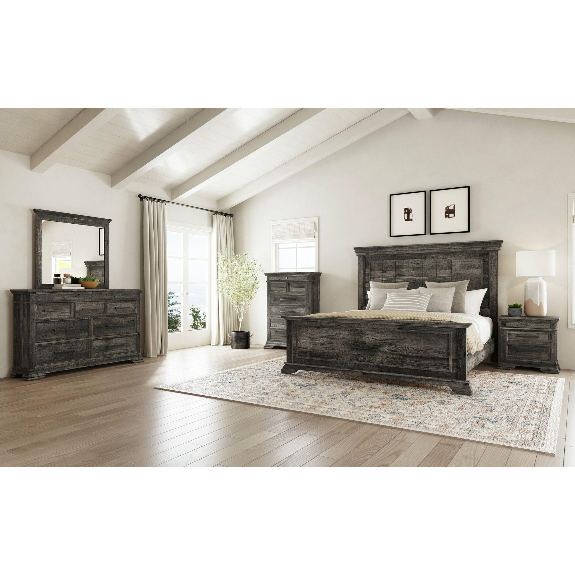  Elements International Park Ridge B-13130-8-FB Full Panel Bed IMAGE 3