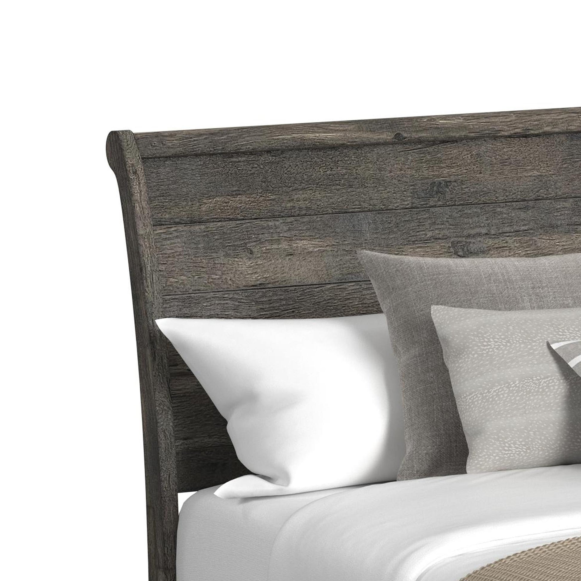  Elements International Park Ridge B-13130-8-FSLB Full Sleigh Storage Bed IMAGE 5