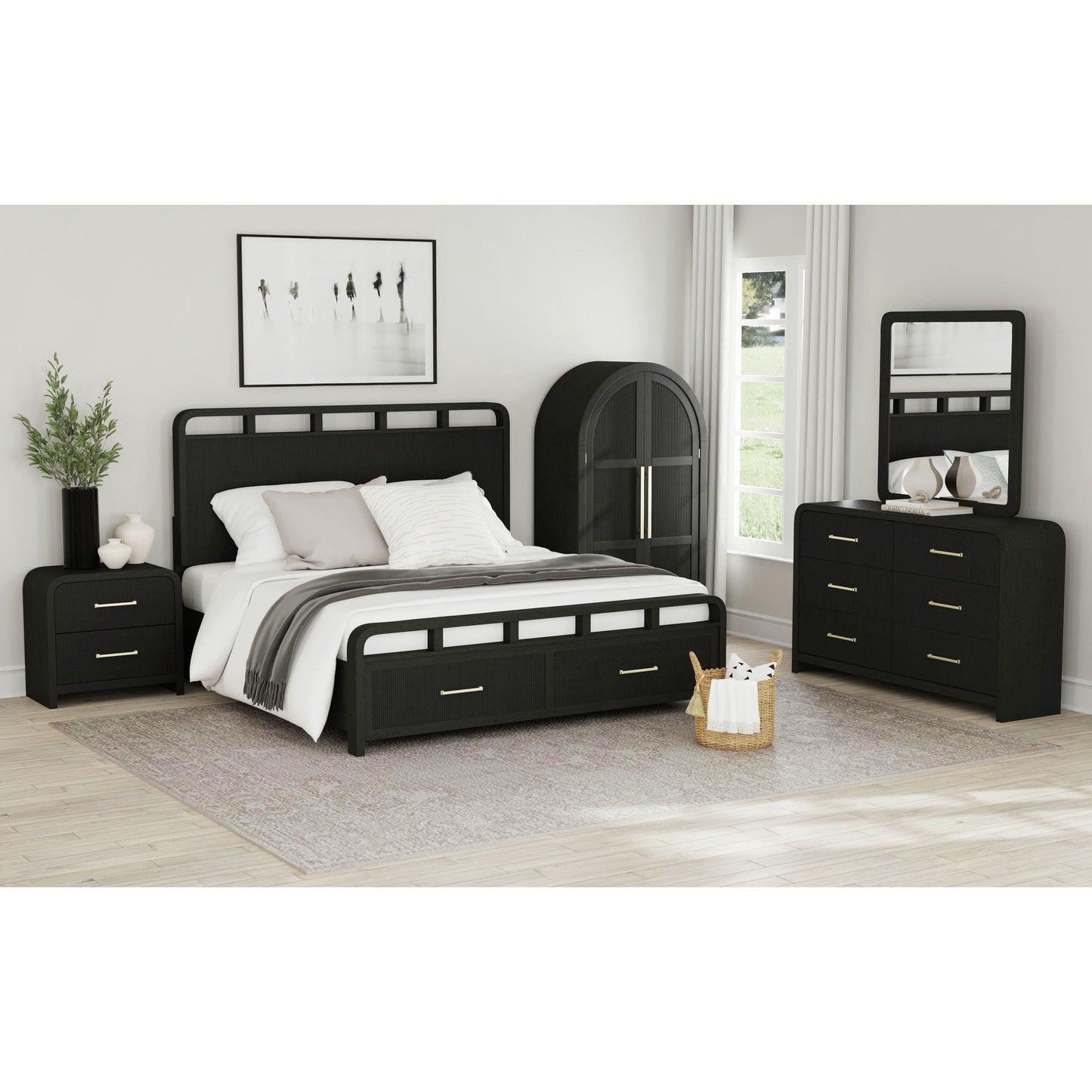  Elements International Ridgemont B-14440-8W-FSB Full Storage Bed IMAGE 4