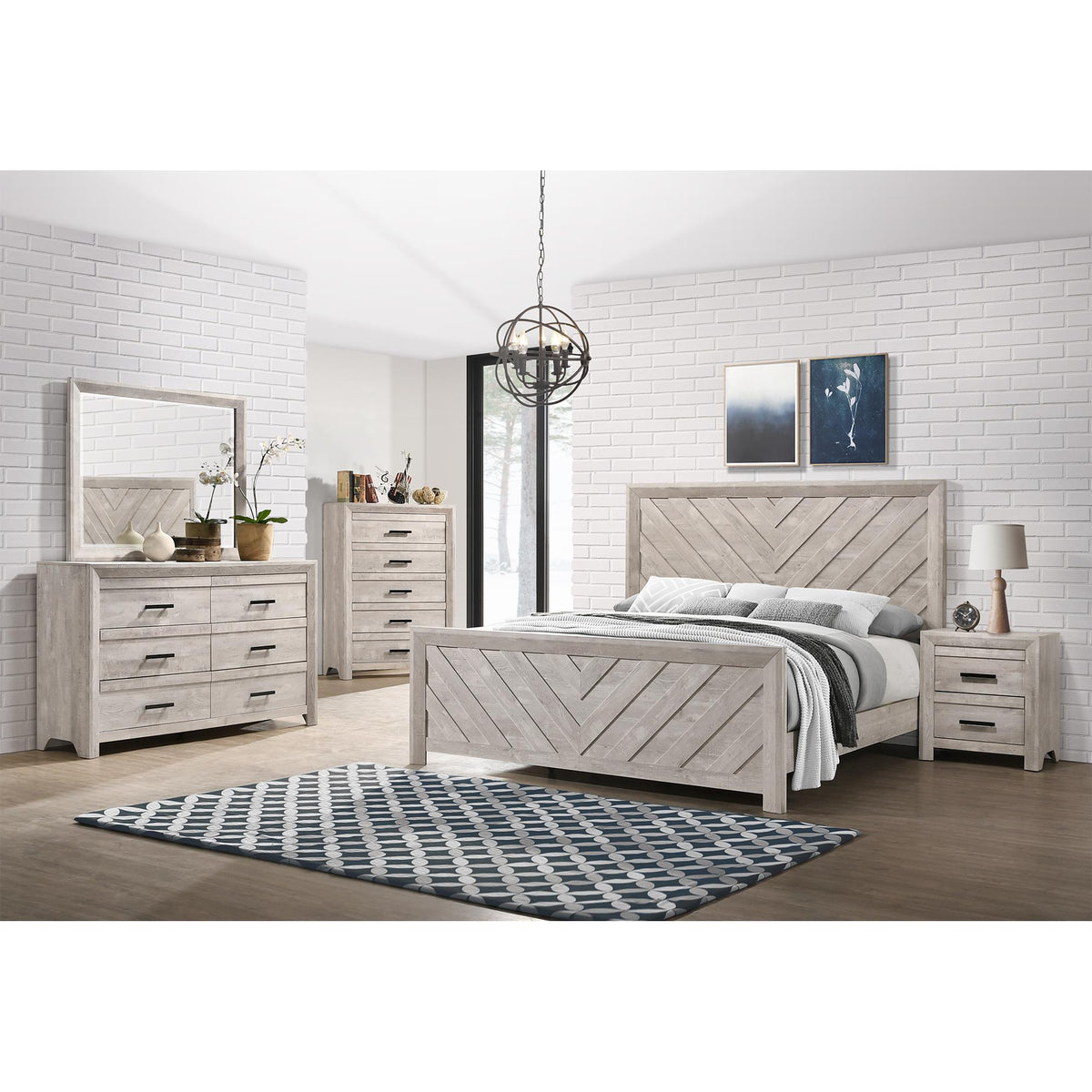 Elements International Eleanor EL700KBZS King Bed IMAGE 3