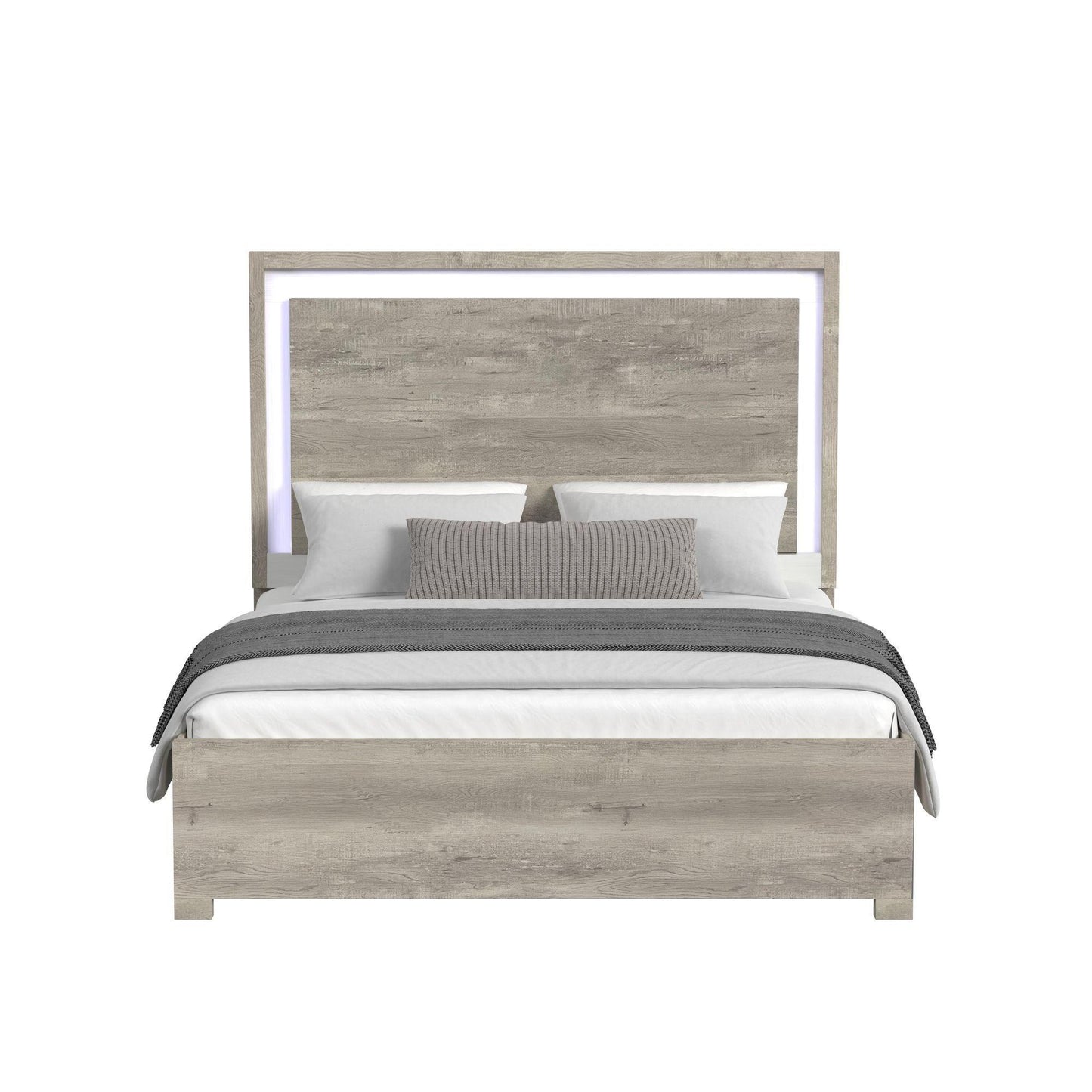  Elements International San Matteo B-16010-7-KBL King Bed IMAGE 2