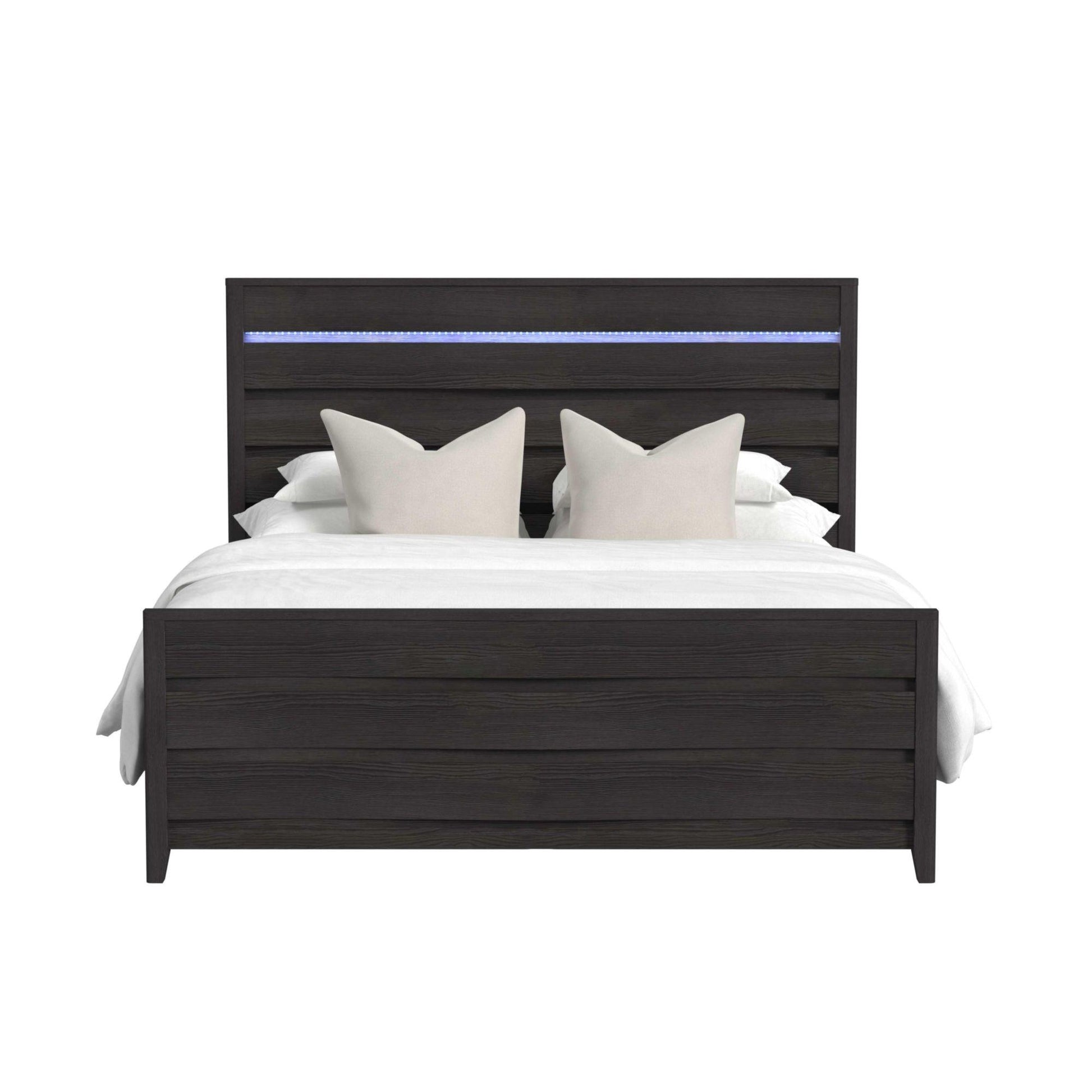  Elements International Tobias B-15990-8-KBL King Bed IMAGE 2