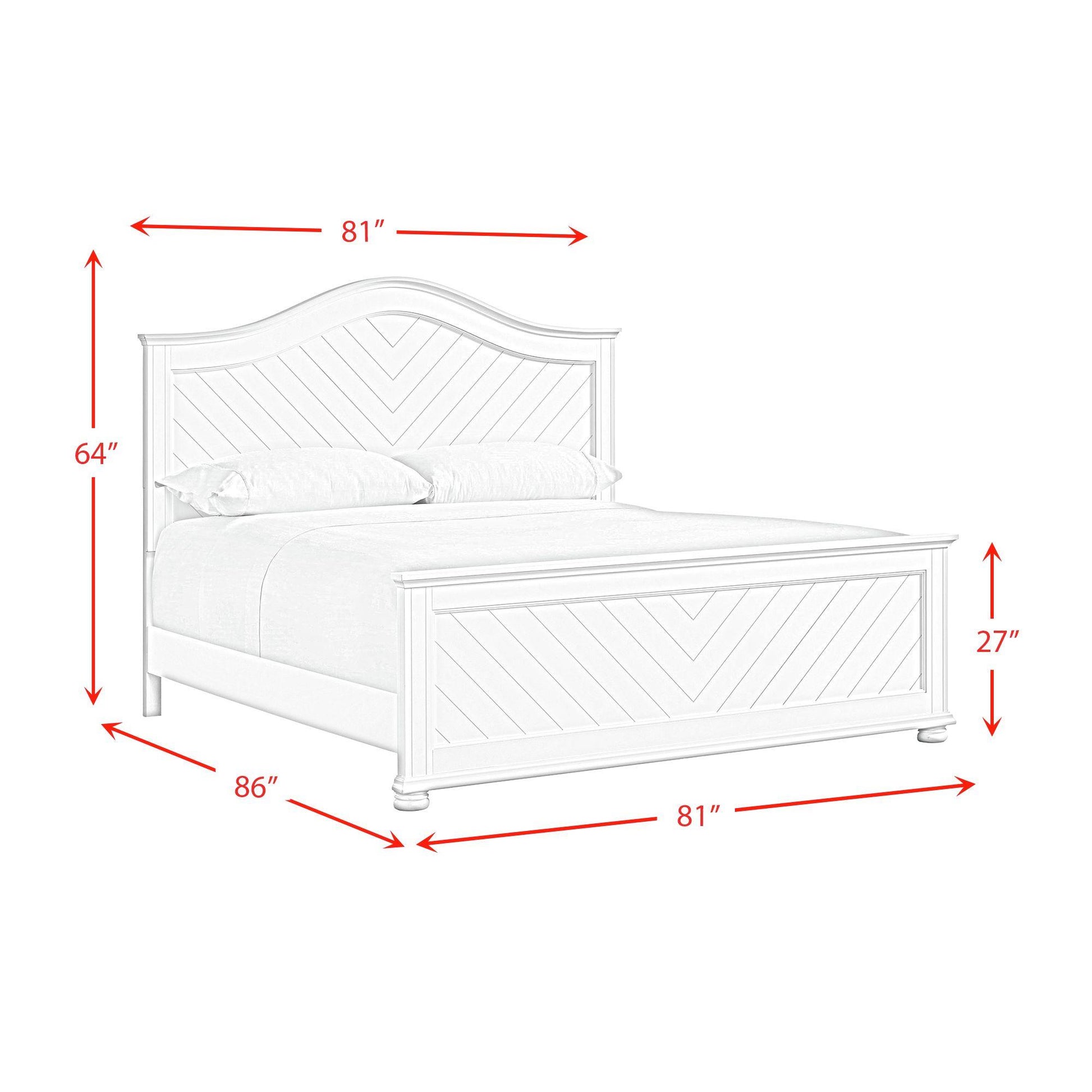  Elements International Kona B-9340-7-KB King Panel Bed IMAGE 8