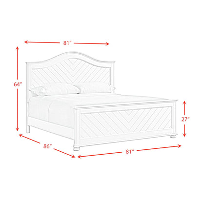 Elements International Kona B-9340-7-KB King Panel Bed IMAGE 8