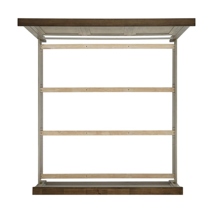  Elements International Farmington B-9890-7-KB King Panel Bed IMAGE 4
