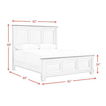  Elements International Farmington B-9890-7-KB King Panel Bed IMAGE 9
