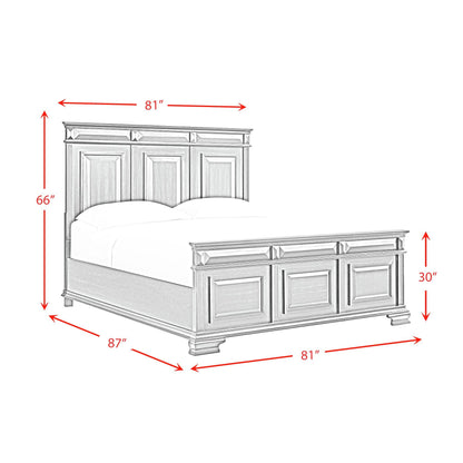  Elements International Bridgestone B-10980-7-KB King Panel Bed IMAGE 8