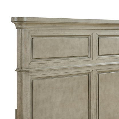  Elements International Whit-Ash B-11360-3-KB King Panel Bed IMAGE 6