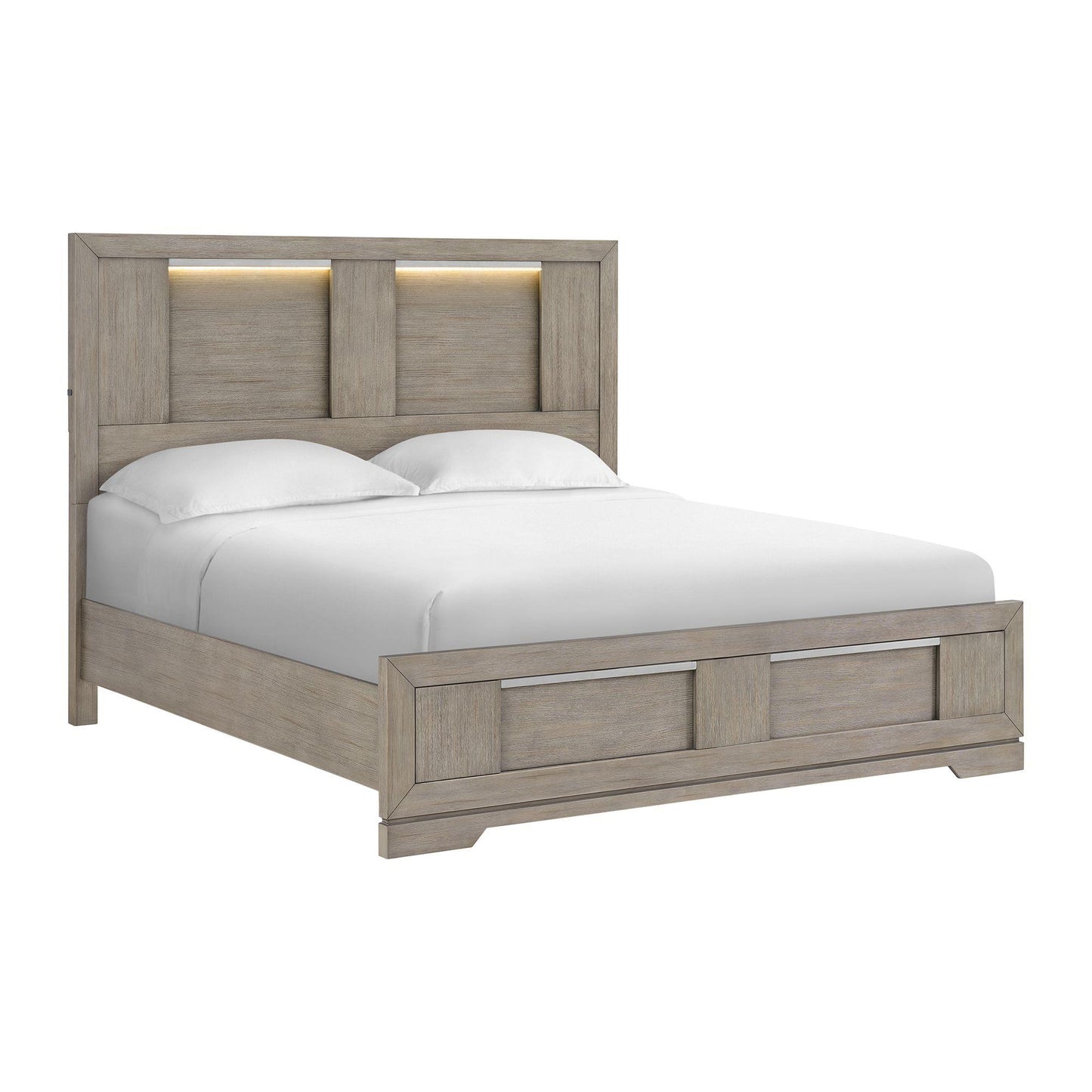  Elements International Kelis B-9770-3-KBL King Panel Bed IMAGE 1