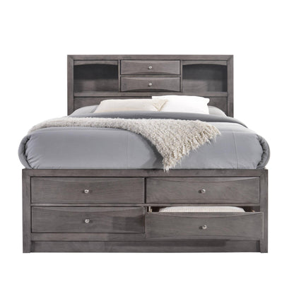  Elements International Emily EG199KB King Storage Bed IMAGE 2