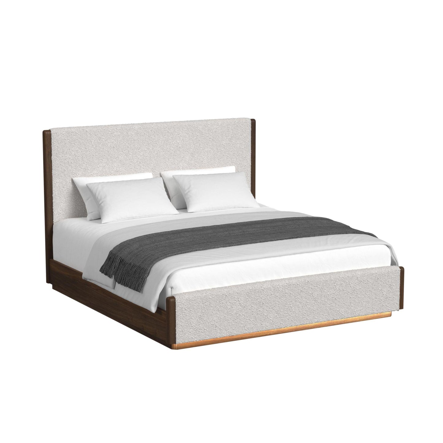  Elements International Brisbane B-16760-5-KUB King Upholstered Bed IMAGE 1