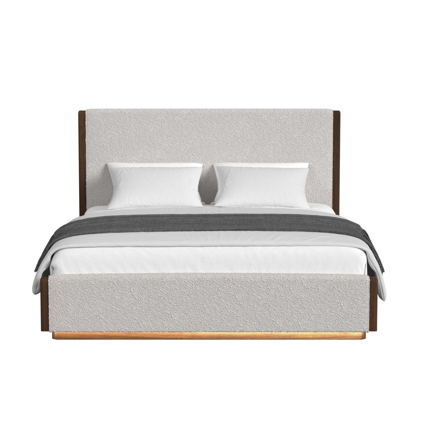  Elements International Brisbane B-16760-5-KUB King Upholstered Bed IMAGE 2
