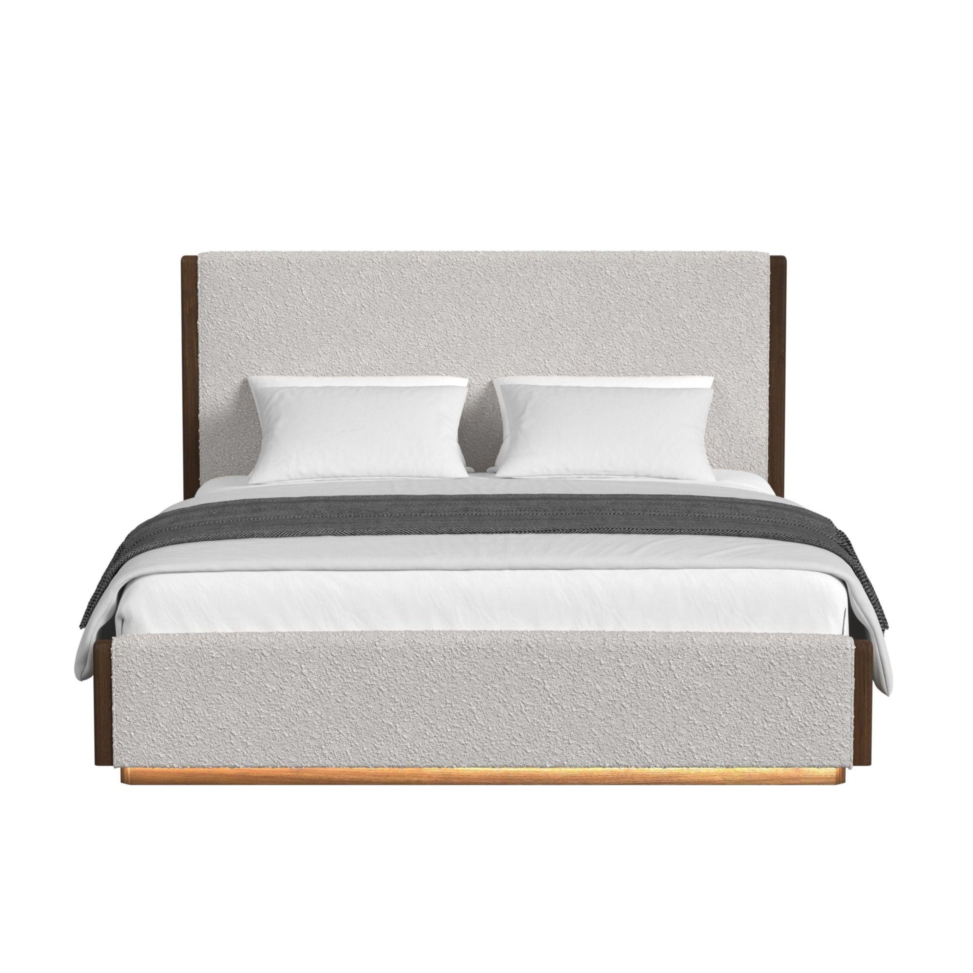  Elements International Brisbane B-16760-5-KUB King Upholstered Bed IMAGE 2