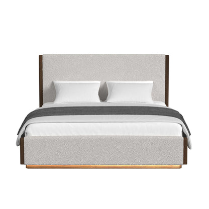  Elements International Brisbane B-16760-5-KUB King Upholstered Bed IMAGE 2