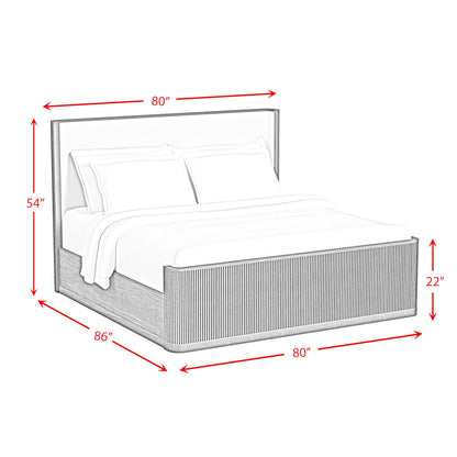  Elements International Sylvie B-16000-6-KUB King Upholstered Bed IMAGE 7