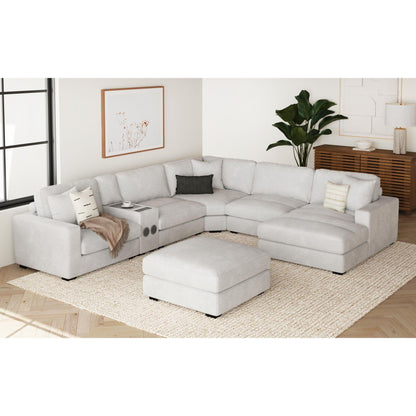  Elements International Arizona U-8540-9443-000 Modular Ottoman IMAGE 4