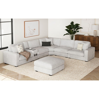  Elements International Arizona U-8540-9443-000 Modular Ottoman IMAGE 5