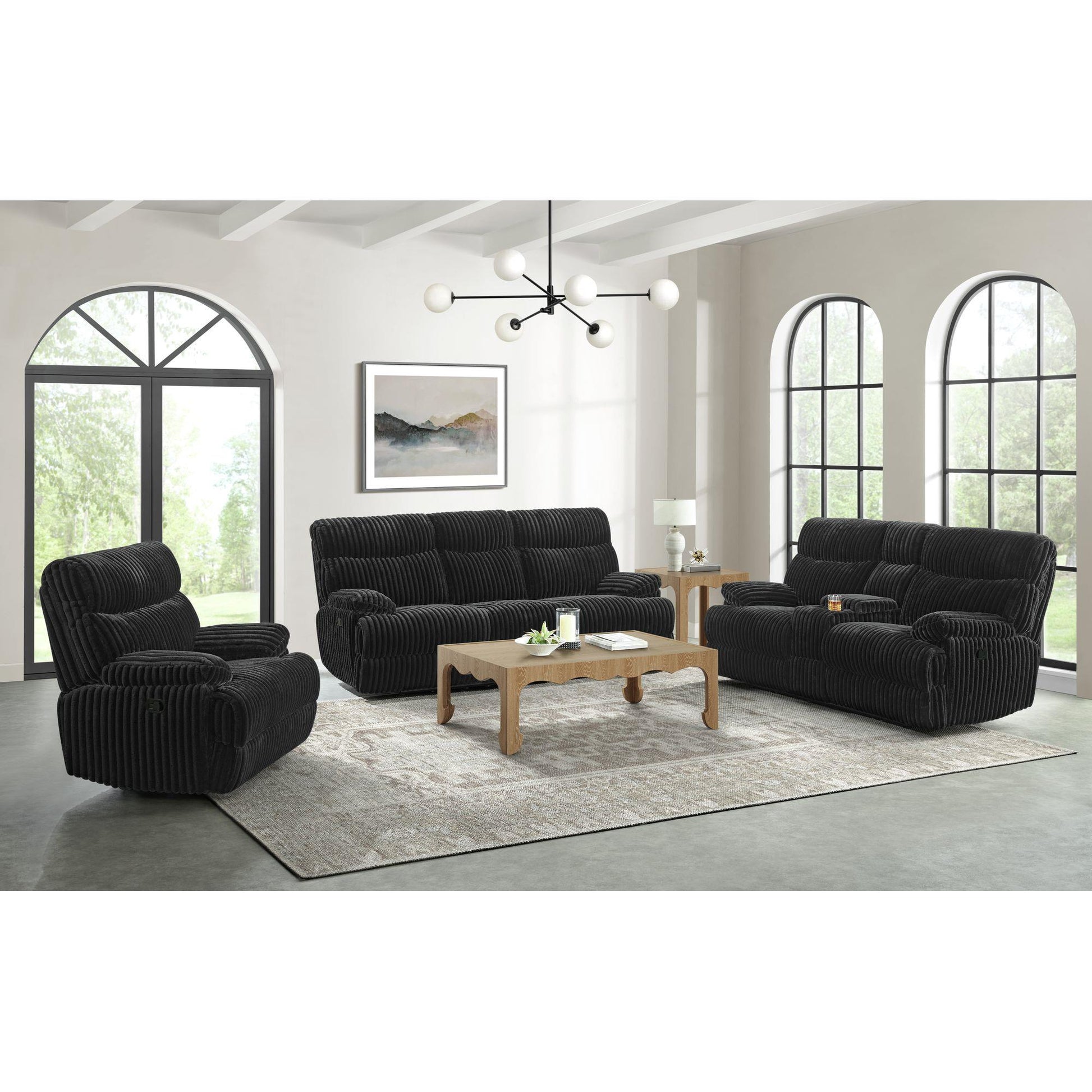  Elements International Admiral U-16220-8847-285 Motion Loveseat IMAGE 4