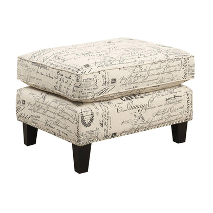  Elements International Erica UER636000CA Ottoman IMAGE 1