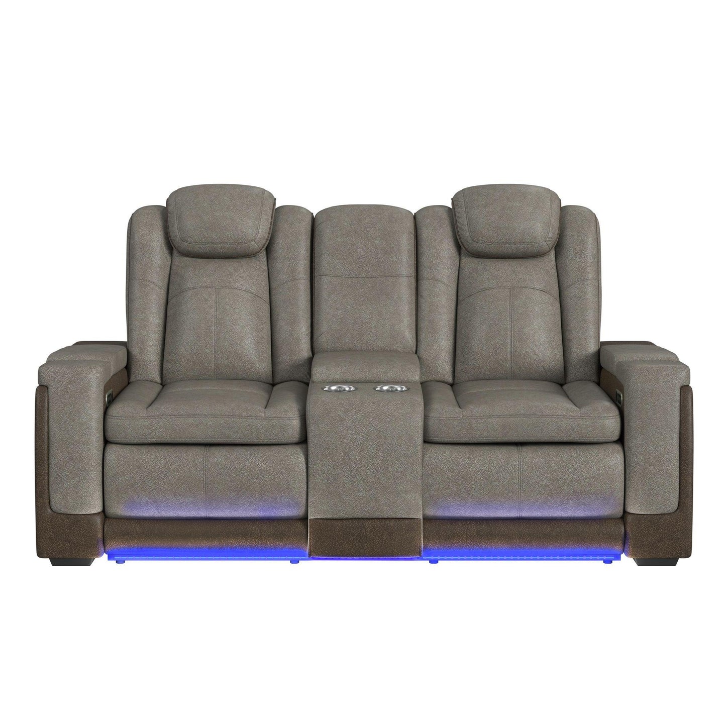  Elements International Lantana U-13660-10560-285PP Power Motion Loveseat IMAGE 4