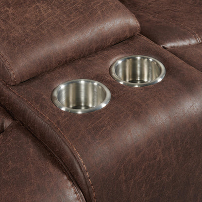  Elements International Atlantis U-5230-8640-285PP Power Motion Loveseat IMAGE 14